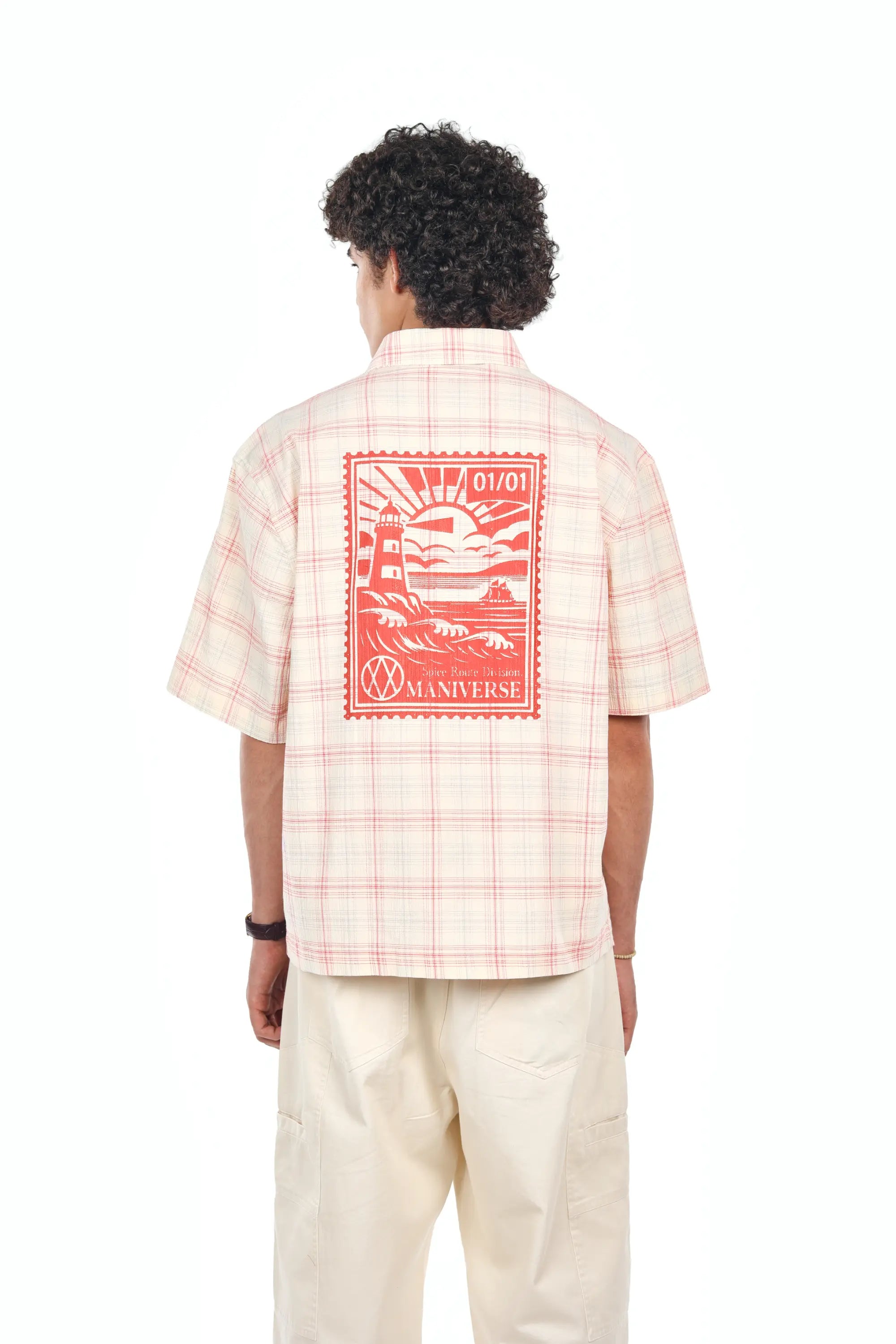 MANIVERSE Postcard Back Print Shirt