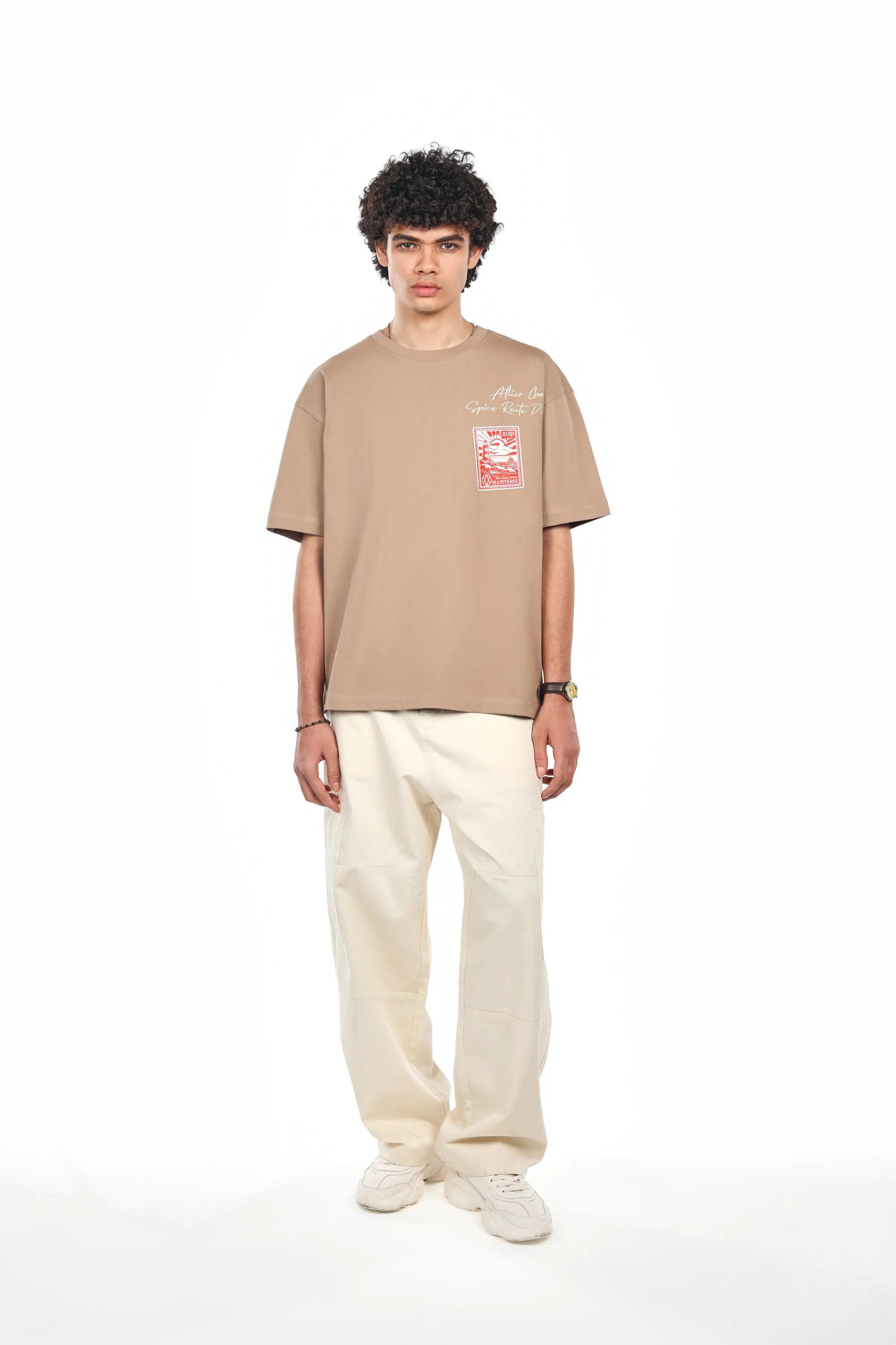 MANIVERSE Spice Route Oversized Tee