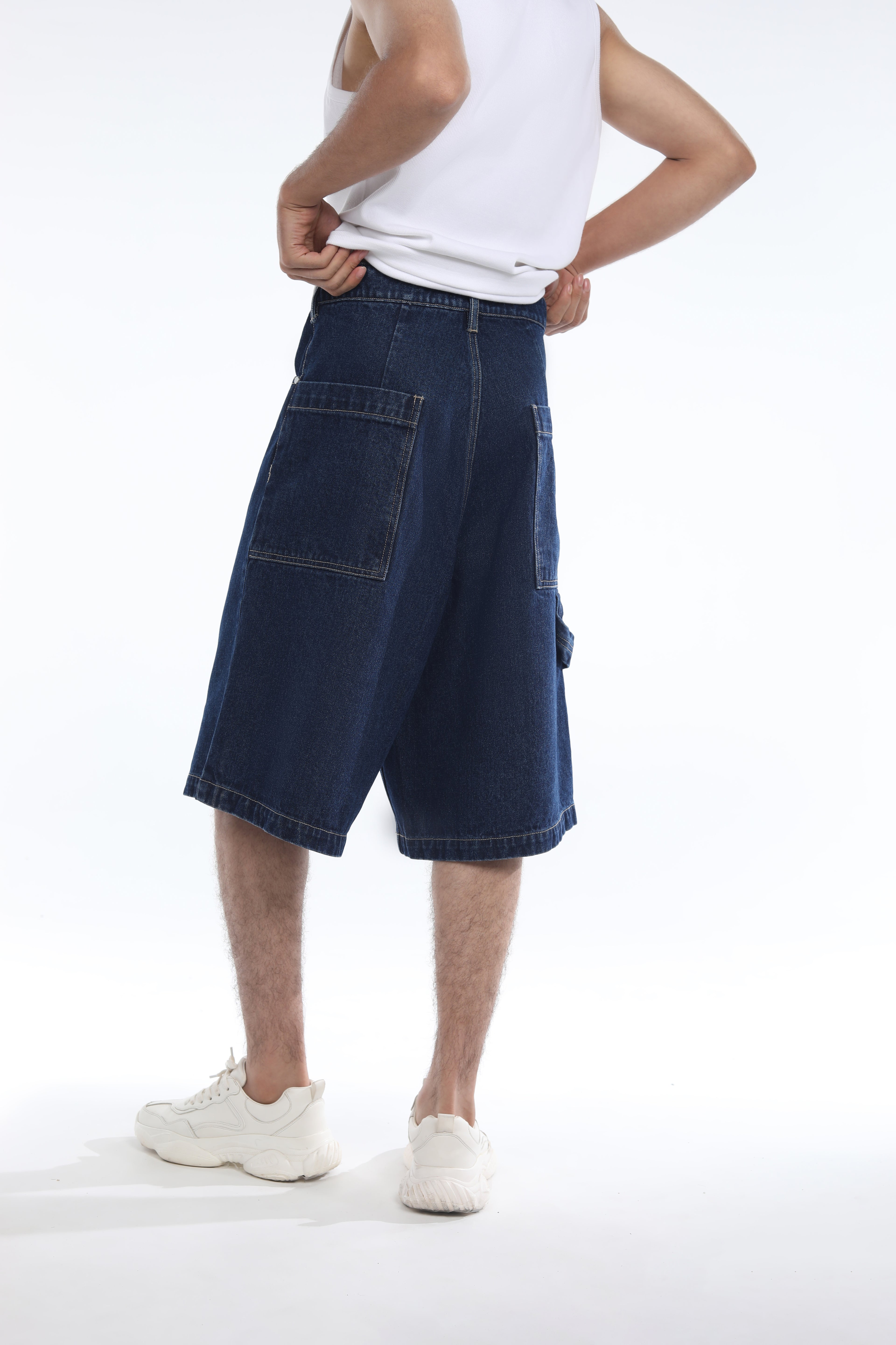 Blue Carpenter Jorts